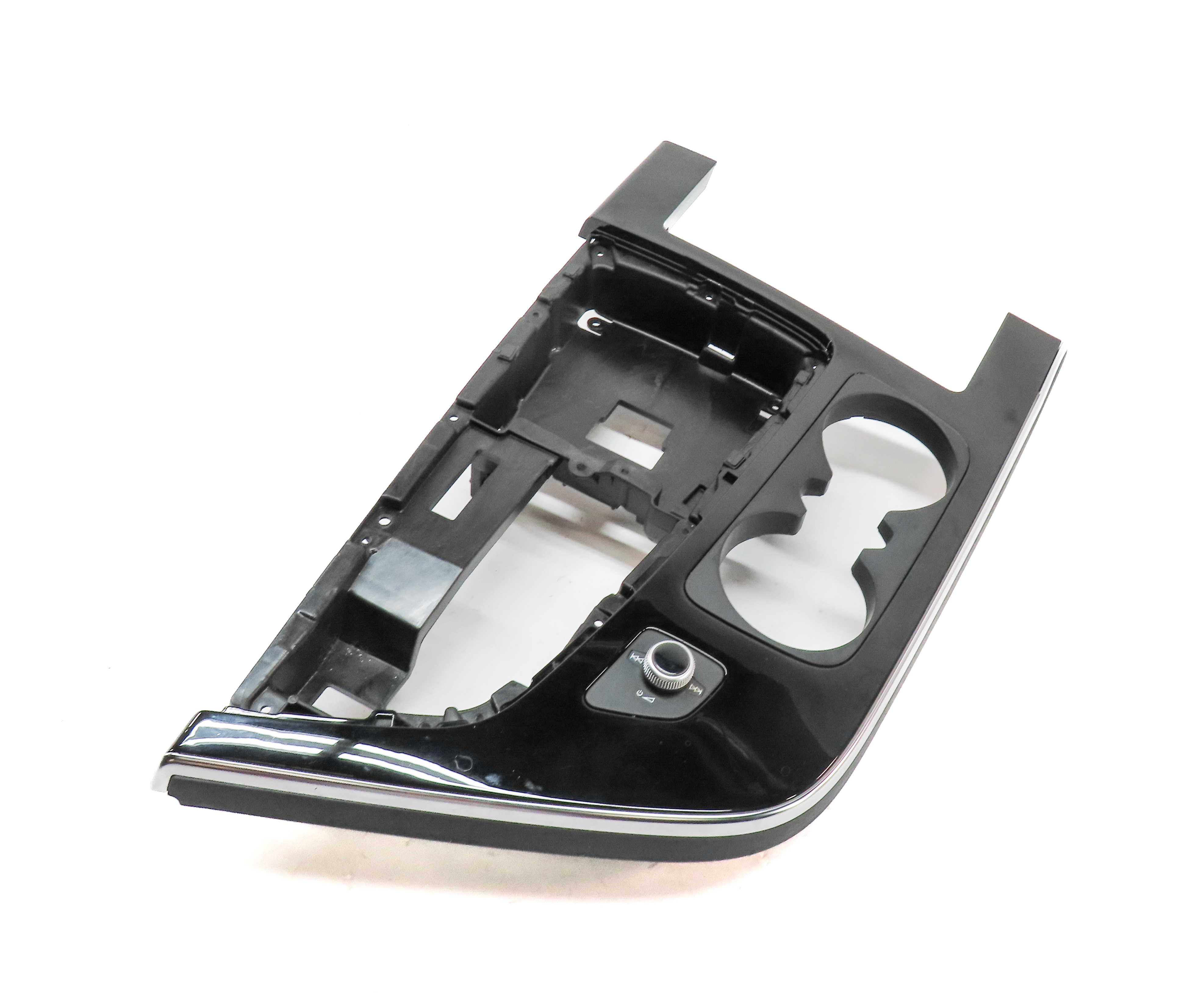 2019 AUDI Q7 (4M) FRONT CENTER CONSOLE CUP HOLDER SHIFTER MMI PAD TRIM BEZEL — exact item pictured